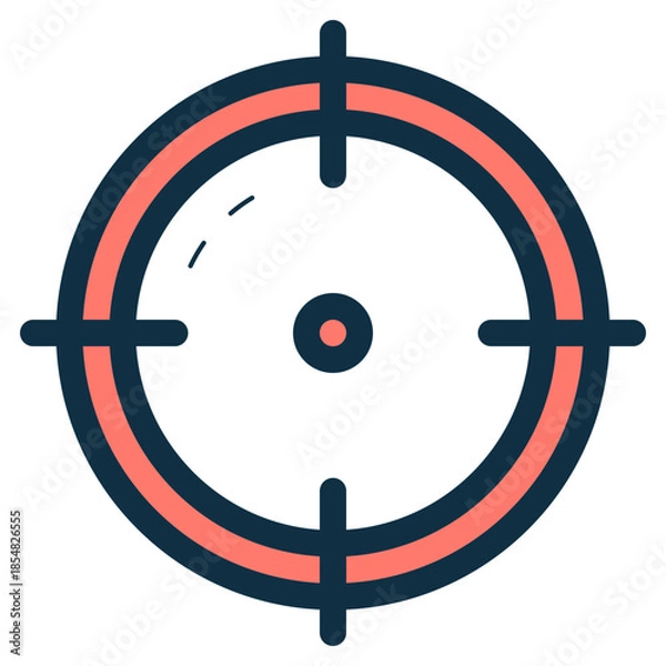 Obraz focus target precision icon