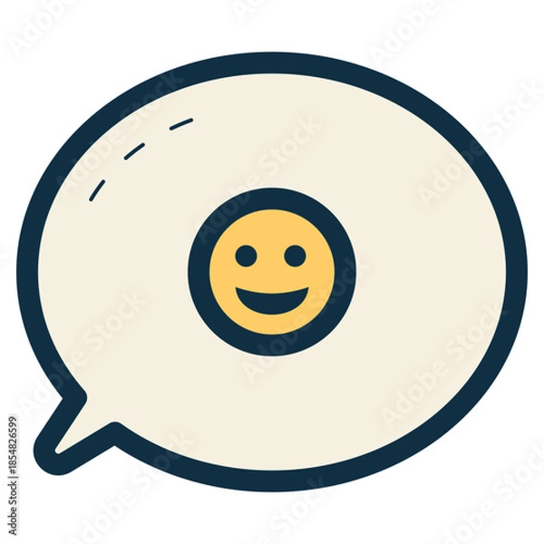 Obraz happy talk icon