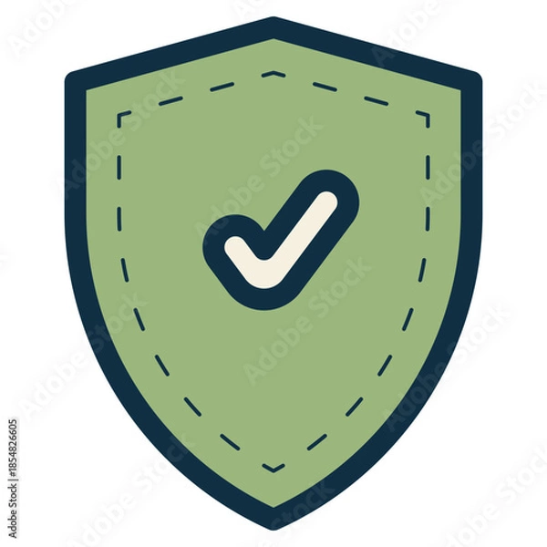 Obraz integrity shield check protection icon