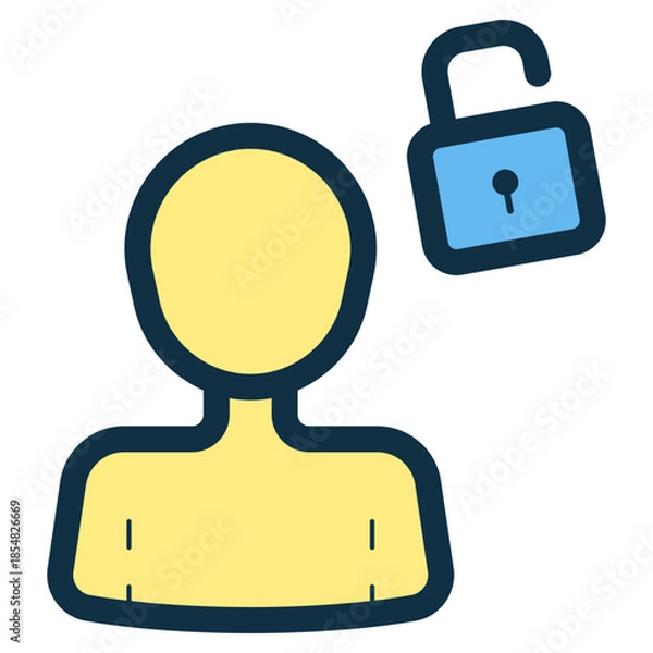 Obraz ability for being open minded icon