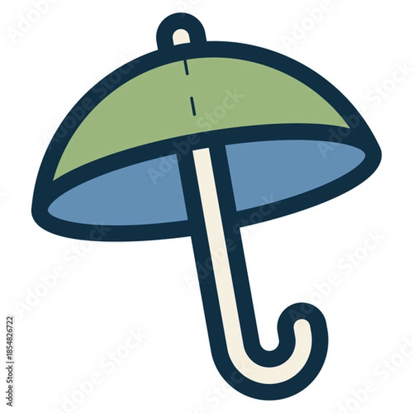 Obraz umbrella for protection icon