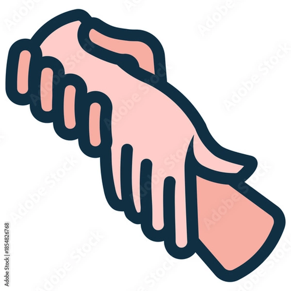 Obraz mutual help support icon