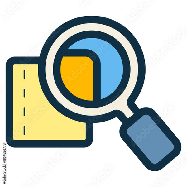 Obraz thorough inspection icon