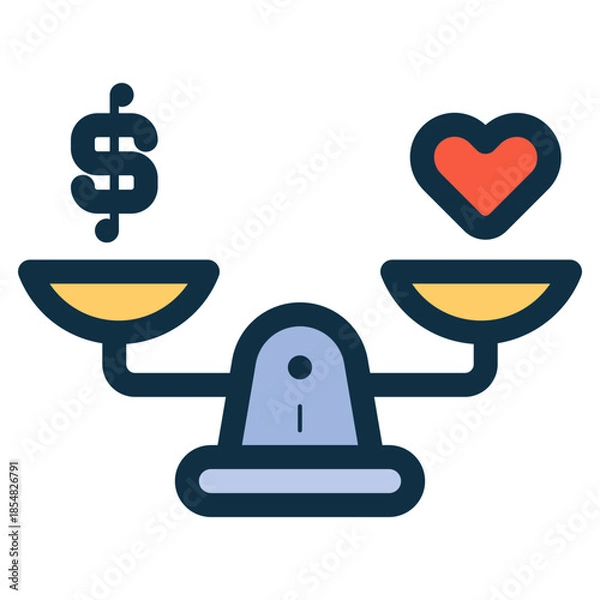 Obraz work life balance icon