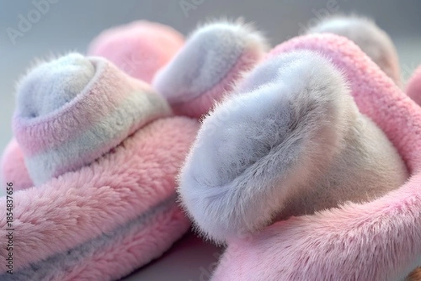 Fototapeta soft pink fur