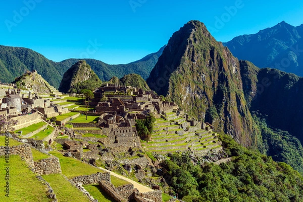Obraz Machu Picchu summer, Cusco, Peru.