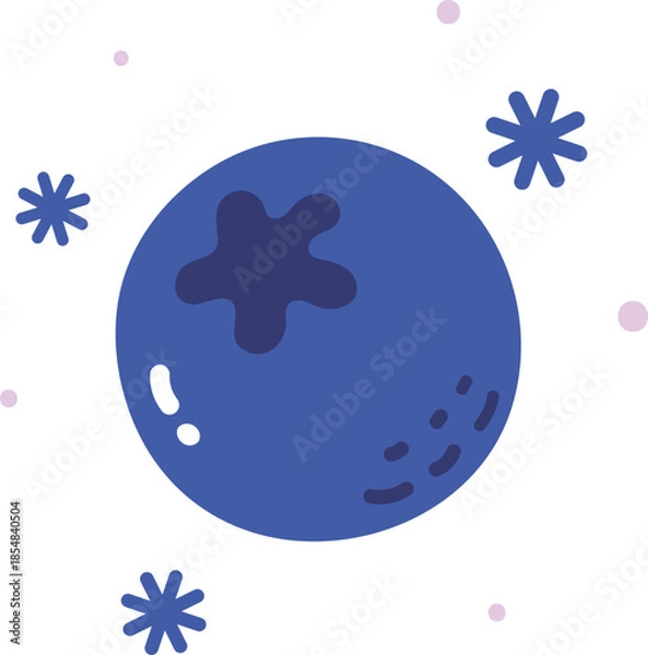 Obraz Cute Blueberry