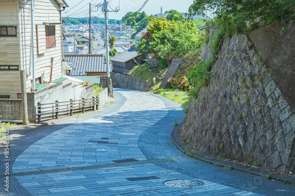 Obraz 茨城　常陸太田市の塙坂