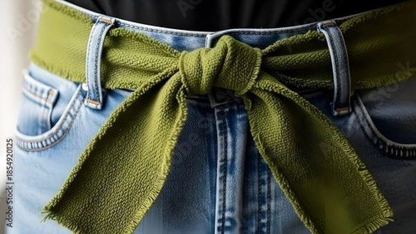 Fototapeta Fabric belt.