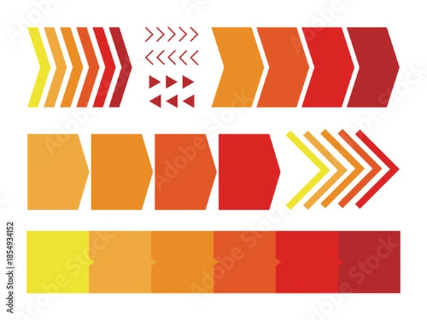 Obraz いろいろ矢印セット6