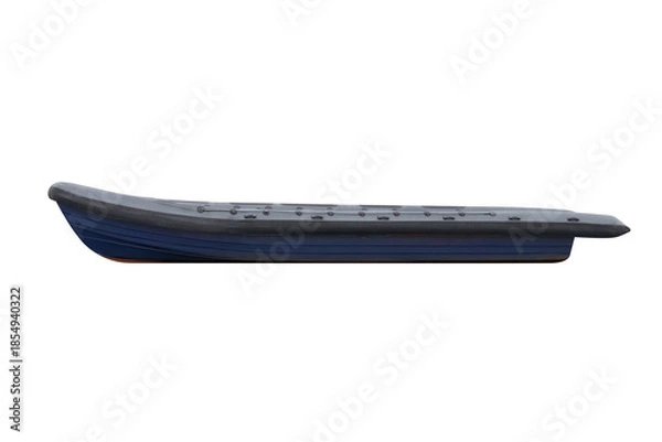 Fototapeta rescue speed boat isolated on white background