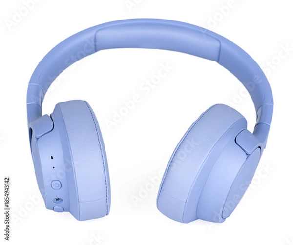 Obraz Blue wireless headphones