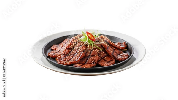 Obraz Korean BBQ Bulgogi on Plate