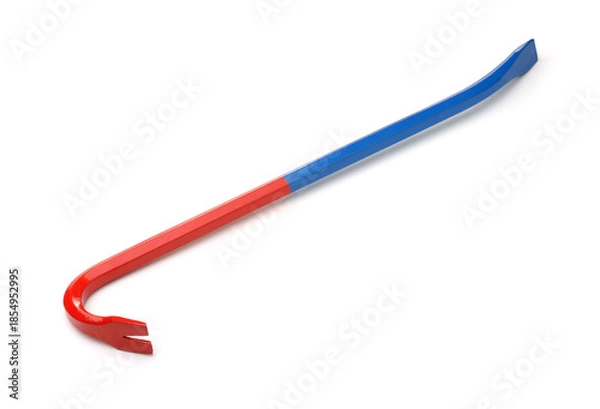 Obraz Red and blue wrecking crowbar