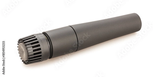 Fototapeta mic path isolated on white