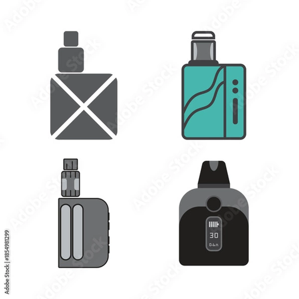 Obraz vapour cigarette electric