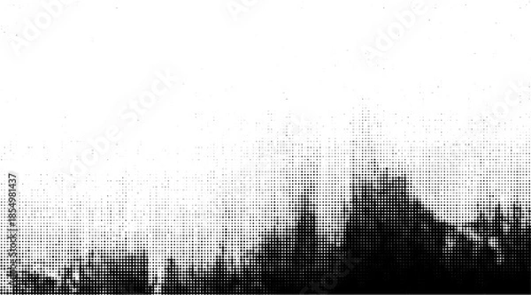 Obraz halftone grunge urban texture vector. vector illustration