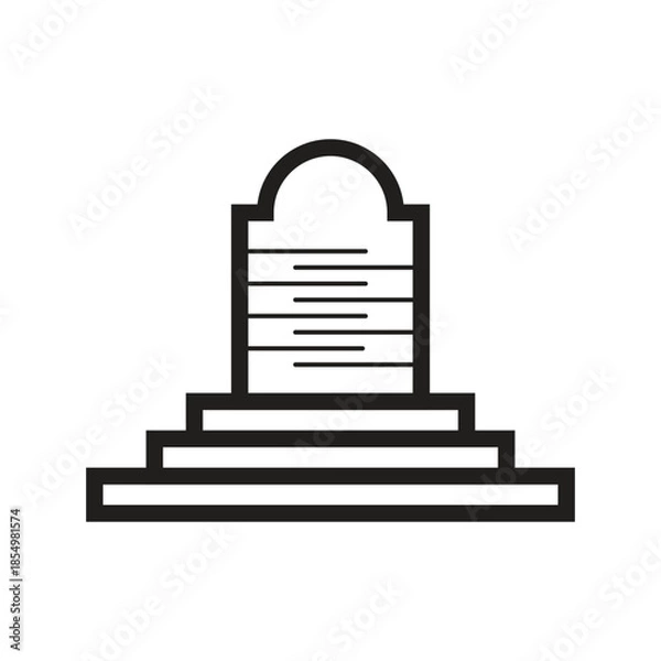 Obraz Rip death logo