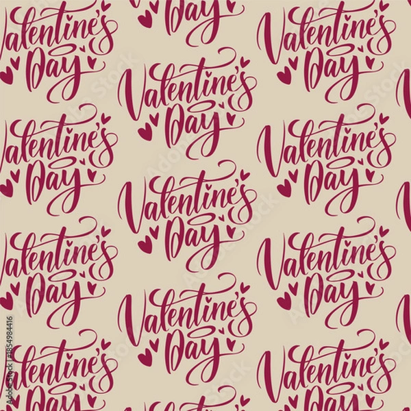 Obraz seamless background with hearts