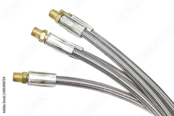 Obraz Hydraulic hoses and flexible object for industry.