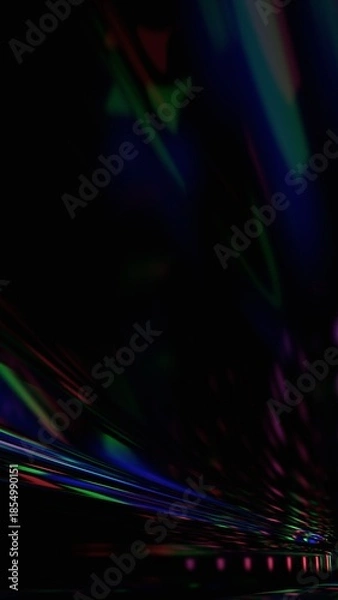 Obraz Abstract futuristic design, dark background, vertical orientation, 3d render