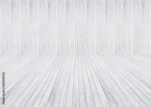 Obraz White wood texture background, white texture for backgrounds
