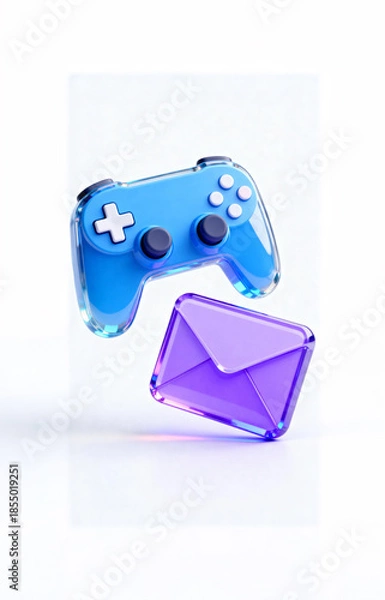 Fototapeta video game controller icon