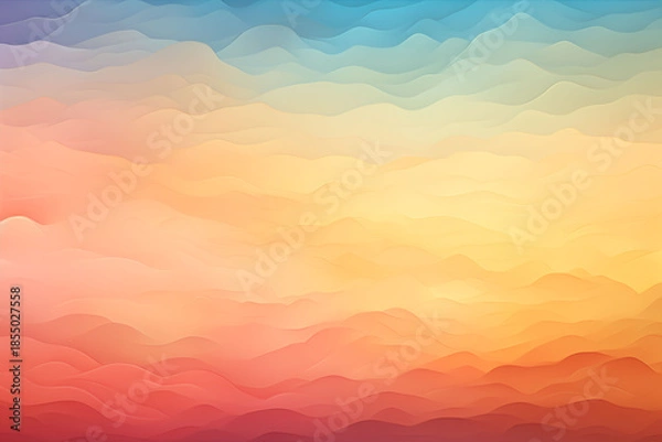 Obraz A soft gradient background transitioning from warm to cool tones.