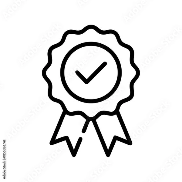 Fototapeta verified method icon