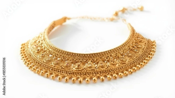 Obraz Intricate golden collar necklace