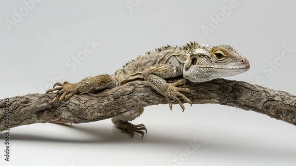 Obraz Lizard resting on branch