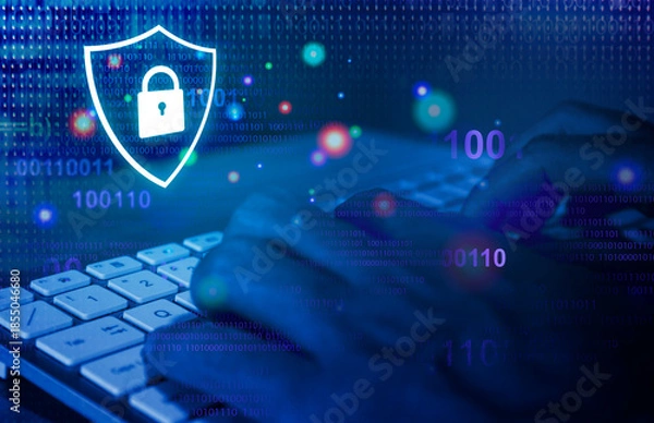 Fototapeta cyber security policy , risk management , access control