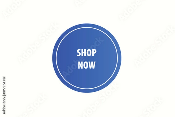 Obraz Print Button, web template, shop now, banner label, vector symbol.


