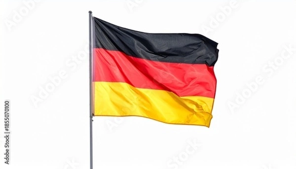 Obraz german flag waving