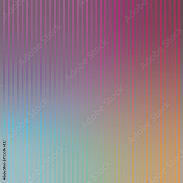 Obraz Perception Bloom – Abstract Gradient Illusion Series Web