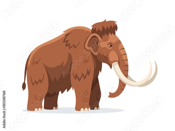 Obraz  big mammoth, vector illustration design