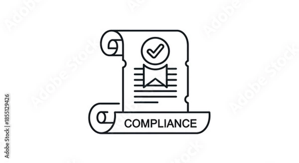 Fototapeta Document compliance verification