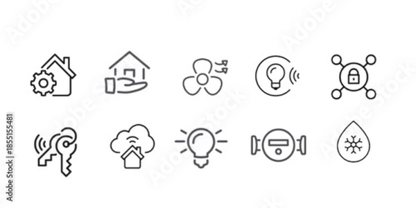 Obraz Smart Home Icon Set