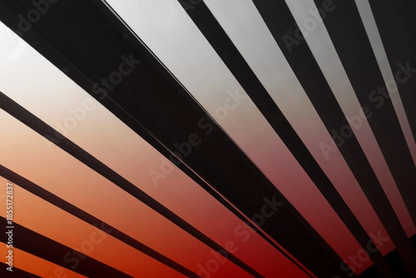 Obraz A diagonal line modern abstract background template with red gradient