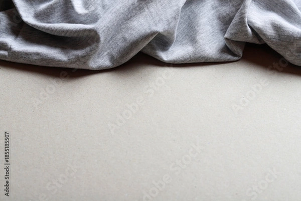 Obraz Dramatic lighting on denim fabric. Background, wallpaper.