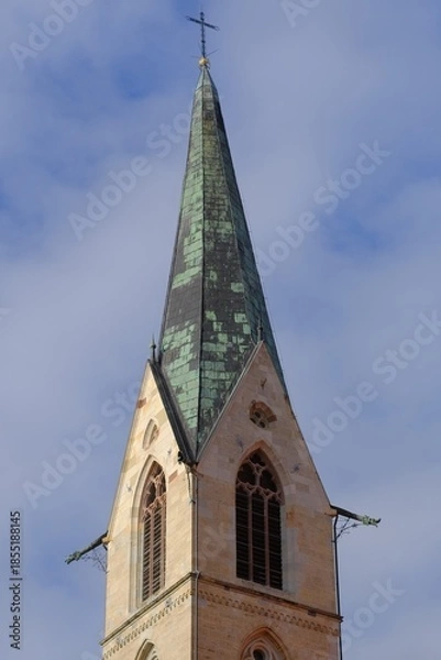 Obraz Kirchturmspitze Rottweiler Kirche
