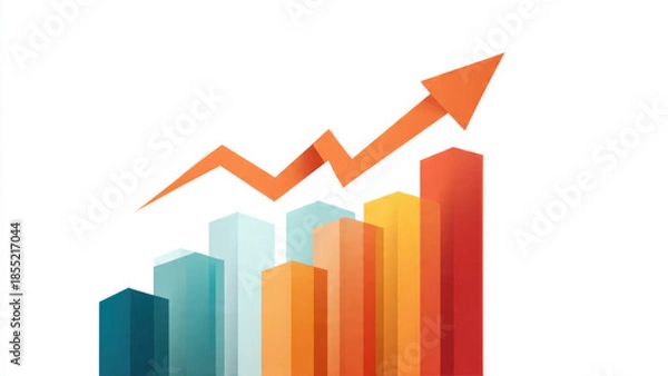 Fototapeta Growth Chart Illustration