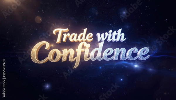 Fototapeta Trade with Confidence