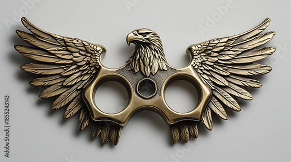 Fototapeta Eagle brass Knuckle