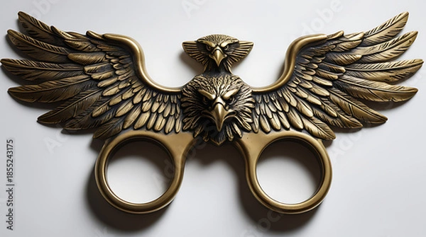 Fototapeta Eagle brass Knuckle