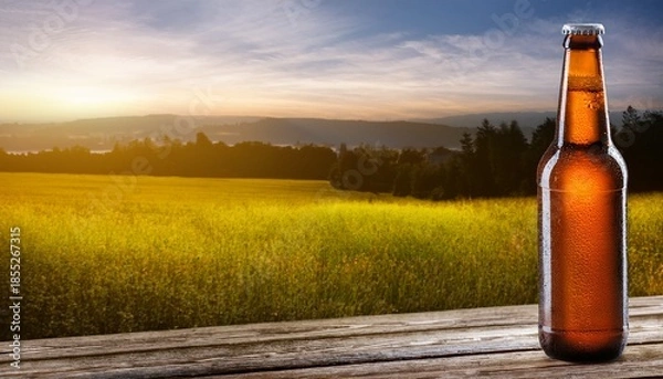 Fototapeta Beer Bottle Transparent