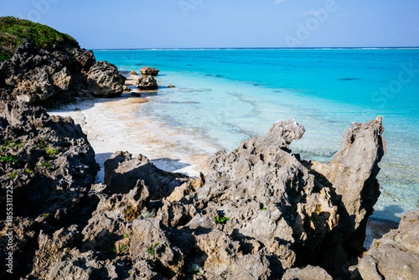 Obraz 与論島の海