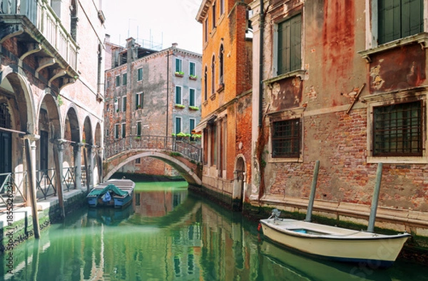 Obraz Narrow canal Venice Italy