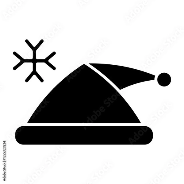 Obraz Santa hat icon
