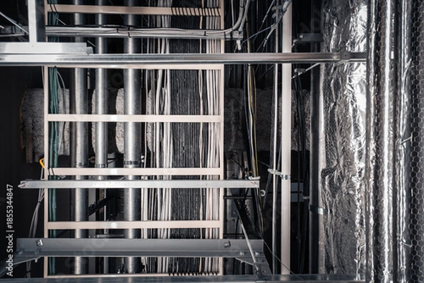 Obraz 設備室の配線束